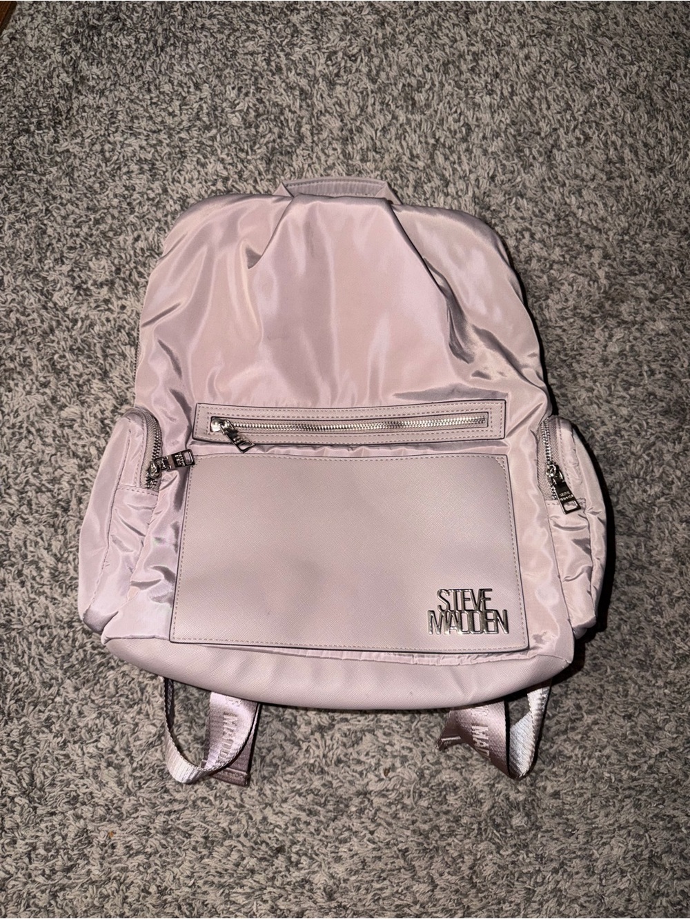 Steve Madden Bhayve Blush Pink Nylon Backpack
